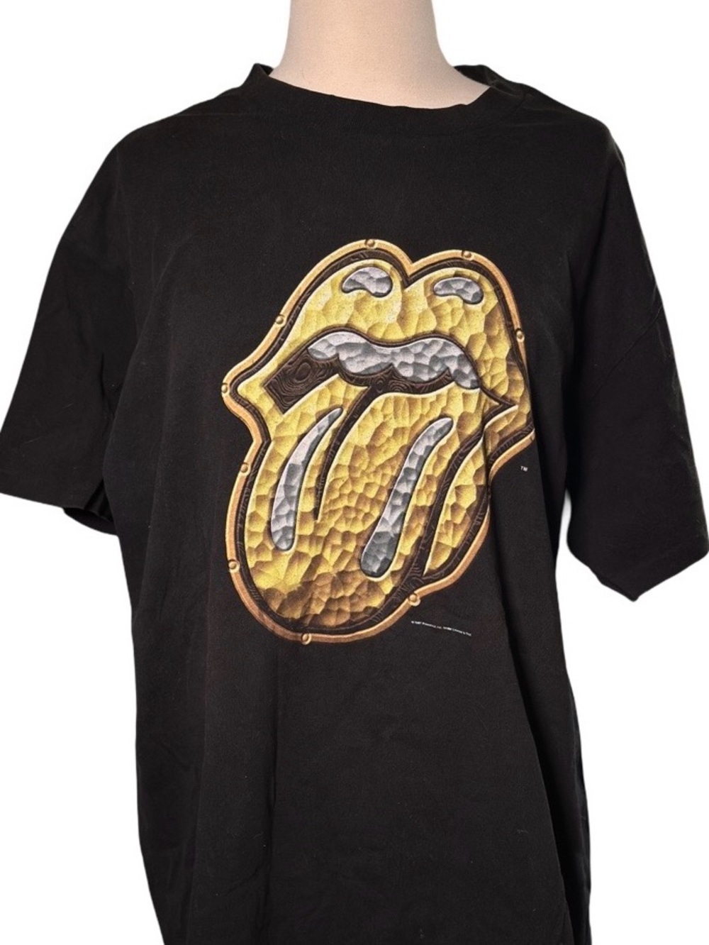 Vintage ROLLING STONES "Bridges to Babylon" Tour Shirt 1997-98 Rock Concert Tee!